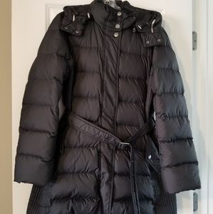 Burberry Black Womens Down Puffer Coat Sz L